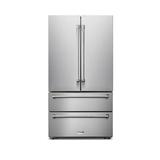 Thor Kitchen 22.5-cu ft 4-Door Counter-depth French Door Refrigerator with Ice Maker (Stainless Steel) ENERGY STAR | TRF3602