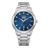 Citizen AW0100-86L Men s Eco-Drive Blue Dial Steel Bracelet Watch