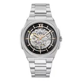 Kenneth Cole New York Men's Mechanical Movement Watch, Silver
