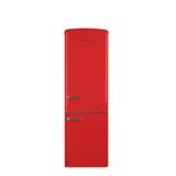 450 Series 24 Inch Bottom Freezer Refrigerator by Forte comes w/ 11.65 cu. ft. Capacity, Glass in Red, Size 74.62 H x 24.0 W x 29.25 D in | Wayfair