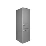 450 Series 24 Inch Bottom Freezer Refrigerator by Forte comes w/ 11.65 cu. ft. Capacity, Glass in Gray, Size 74.62 H x 24.0 W x 29.25 D in | Wayfair