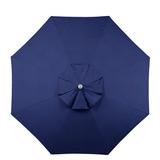 9' Patio Umbrella Replacement Canopy - Select Colors Canopy Stripe Lemon/White Sunbrella - Ballard Designs