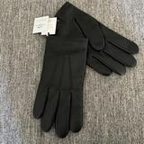 Coach Accessories | Coach Black Leather Gloves - Unisex | Color: Black | Size: Large