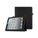 Fintie iPad 2/ iPad 3/ iPad 4 Gen Folio Case - PU Leather Cover with Auto Wake/ Sleep Feature, Black