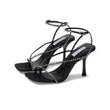 Steve Madden Annie-R Heeled Sandal (Black) Women's Shoes
