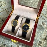 Gucci Accessories | Authentic Gucci Watches For Couple | Color: Black/Gold | Size: Provided