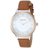 Kenneth Cole KC50795002 Women s Classic Brown Strap Quartz Watch