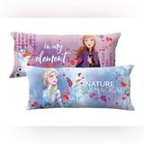 Disney Bedding | Disney Frozen Ii Elsa Anna Olaf Body Pillow Girls Bedroom Decor Bedding | Color: Blue/Purple | Size: Os