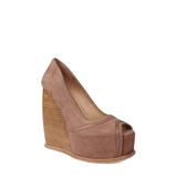 Domenika Peep Toe Platform Wedge Sandal
