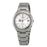 Women's Silver Mississippi State Bulldogs Eco-Drive Stainless Steel Watch