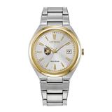 Women's Silver/Gold Army Black Knights Citizen Eco-Drive Two-Tone Watch