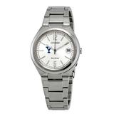 Women's Silver Yale Bulldogs Eco-Drive Stainless Steel Watch