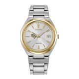 Women's Silver/Gold UCF Knights Citizen Eco-Drive Two-Tone Watch