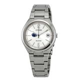 Women's Silver Penn State Nittany Lions Eco-Drive Stainless Steel Watch