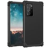 Allytech Galaxy Note 20 Ultra Case 3 Layer Heavy Duty Shockproof Case Hard PC Cover+Silicone Rubber Hybrid Sturdy Armor Full-Body Protective Case Cover for Galaxy Note 20 Ultra Black