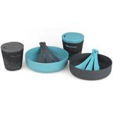 Sea To Summit DeltaLight Camp Set 2.2 (2 Mugs 2 Lawn bowling) - Pacific Blue/Grey