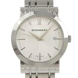 Burberry Accessories | Burberry B1350 Stainless Steel Quartz Analog Display Men's Silver Dial Watch | Color: Silver | Size: Os