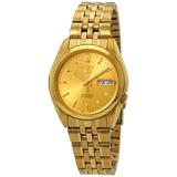 Seiko Men s 5 Automatic SNK366K Gold Stainless-Steel Automatic Dress Watch