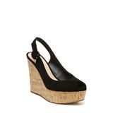 Veronica Beard Dali Peep Toe Platform Wedge Sandal in Black- Fa at Nordstrom, Size 6