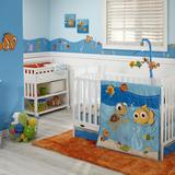 Disney Bedding | Disney Finding Nemo 4 Piece Crib Bedding Set | Color: Blue/Orange | Size: Fits Standard Crib