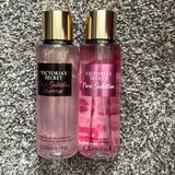 Victoria's Secret Bath & Body | New Victorias Secret Fragrance Mistshimmer Mist Pure Seduction- 8.4oz Ea | Color: Gold/Pink | Size: Os