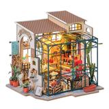 Emily s Flower Shop - Rolife DIY Miniature Dollhouse Kit 1:24 Scale Model Diorama Gifts for Adults