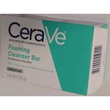 Cerave Normal To Oily Skin Kaolin Clay Foaming Cleanser Bar 4.5 Oz