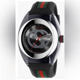 Gucci Accessories | Gucci Sync Watch Nib | Color: Black/Silver | Size: 46mm
