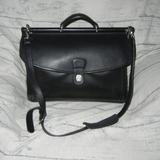 Coach Bags | Coach Vintage Beekman Black Leather Dowel Rod Briefcase 5266 | Color: Black | Size: Os