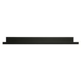 InPlace Shelving Home Decor 36 x 9 Picture Ledge Deep Display Shelf Wood Wall-Mounted Shelf Black