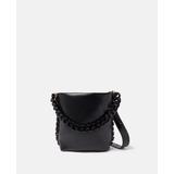 Stella McCartney - Frayme Padded Bucket Shoulder Bag, Woman, Black