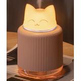 BXD Humidifiers pink - Pink Cat Light-Up Table Humidifier