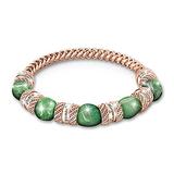 Tranquil Treasure Jade And Copper Stretch Bracelet