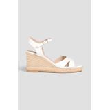 Mykonos Canvas Espadrille Wedge Sandals