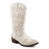 Roper Women's Western Boots White - White Tall Stuff Cowboy Boot - Women