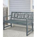 JONATHAN Y Patio Benches Gray - Gray Apollo Outdoor Bench