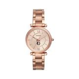 Women's Fossil Gold Florida State Seminoles Carlie Rose Stainless Steel Watch