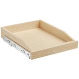 Red Barrel Studio® Dazion Single Pull Out Cabinet Organizer Soft Close Slide Out Wood Drawer Storage Shelves Wood in Brown | Wayfair