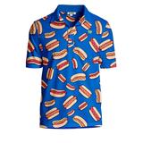 Men's Hot Dog Polo Shirt