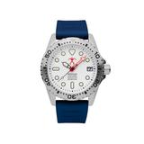 Hawaiian Lifeguard Association Dive Watches White Dial Blue Strap Steel One Size HLA 5420
