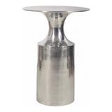 Rassa Polished Silver Accent Table - Moe's Home Collection FI-1105-30