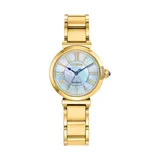 Citizen Women's Dress Classic Gold Tone Stainless Steel Watch