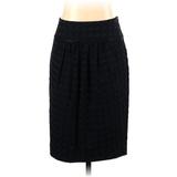 Stella McCartney Casual Midi Skirt Calf Length: Black Print Bottoms - Women's Size 4