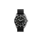 Marathon Watch Steel Navigator Watch w/ Date SSNAV-D On Ballistic Nylon Strap Length 11in Black 41 mm WW194013SS-0101