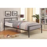 Coaster Fisher Bed Metal in Black/Gray, Size 30.25 H x 77.5 W x 41.5 D in | Wayfair PFBDB300279T