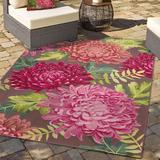 Marina Mum Rectangle Rug, 6'6" x 9'4", Fuchsia