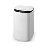 Costway 7.7 lbs Full-Automatic Washing Machine with 10 Washing Programs-White