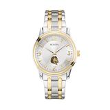 Men's Bulova Silver/Gold Southwest Minnesota State Mustangs Two-Tone Stainless Steel Watch