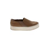 Vince. Sneakers: Slip-on Platform Casual Brown Color Block Shoes - Women's Size 8 - Round Toe