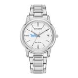 Women's Citizen Watch Silver Tufts University Jumbos Eco-Drive White Dial Stainless Steel